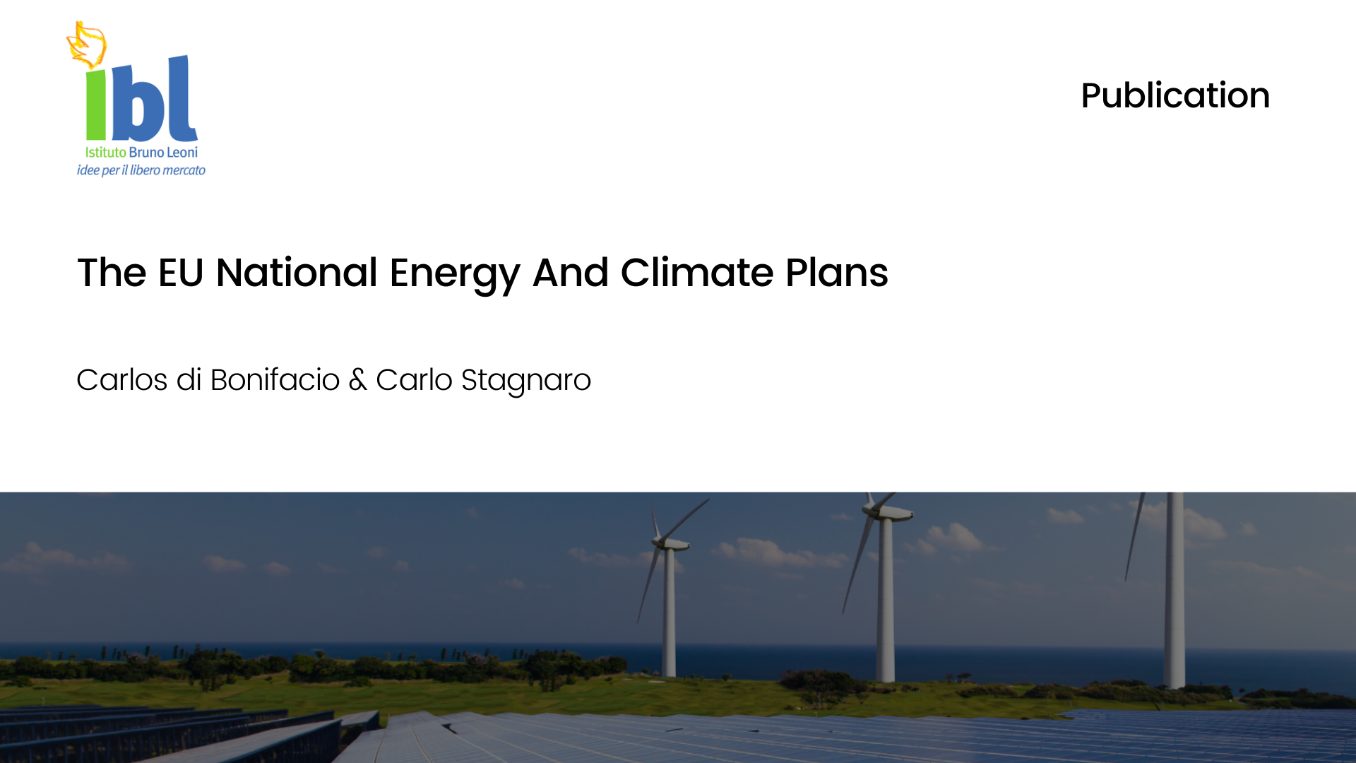 The EU National Energy And Climate Plans - EPICENTER
